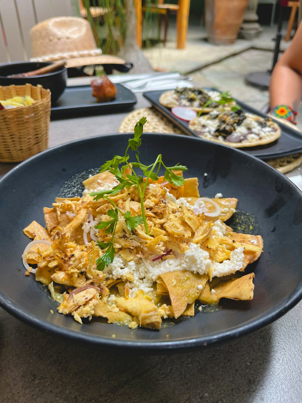 Stock photo of chilaquiles